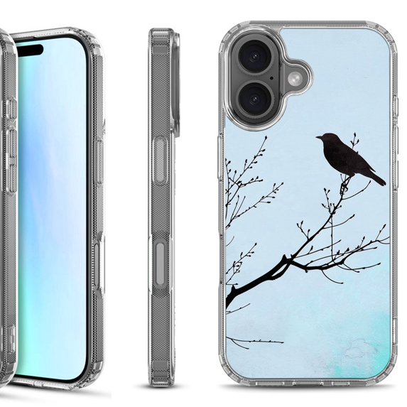 For iPhone 17 Shockproof Protective Phone Case, by OneToughShield - Bird at Dawn