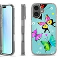 thumbnail image 1 of For iPhone 17 Shockproof Protective Phone Case, by OneToughShield - Butterfly, 1 of 5