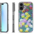 thumbnail image 1 of For iPhone 17 Shockproof Protective Phone Case, by OneToughShield - Chrysanthemums, 1 of 5