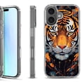 thumbnail image 1 of For iPhone 17 Shockproof Protective Phone Case, by OneToughShield - Cyberpunk Tiger, 1 of 5