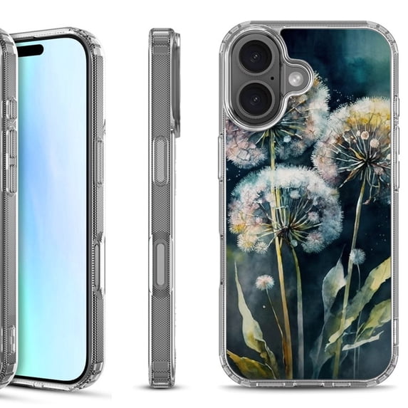For iPhone 17 Shockproof Protective Phone Case, by OneToughShield - Dandelion Color