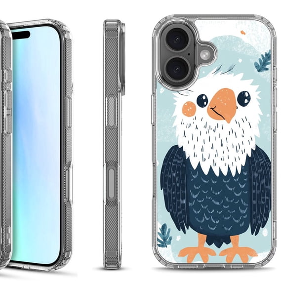 For iPhone 17 Shockproof Protective Phone Case, by OneToughShield - Eagle Smile
