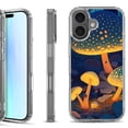 thumbnail image 1 of For iPhone 17 Shockproof Protective Phone Case, by OneToughShield - Glowing Mushroom, 1 of 5