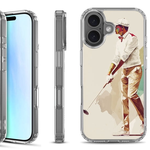 For iPhone 17 Shockproof Protective Phone Case, by OneToughShield - Golfer