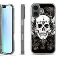 thumbnail image 1 of For iPhone 17 Shockproof Protective Phone Case, by OneToughShield - Grunge Skull, 1 of 5