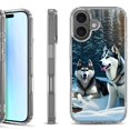 thumbnail image 1 of For iPhone 17 Shockproof Protective Phone Case, by OneToughShield - Husky Snow, 1 of 5