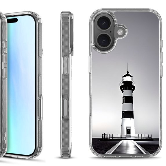 For iPhone 17 Shockproof Protective Phone Case, by OneToughShield - Lighthouse