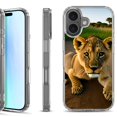 thumbnail image 1 of For iPhone 17 Shockproof Protective Phone Case, by OneToughShield - Lion Cub, 1 of 5
