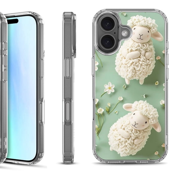 For iPhone 17 Shockproof Protective Phone Case, by OneToughShield - Little Sheep