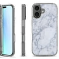 thumbnail image 1 of For iPhone 17 Shockproof Protective Phone Case, by OneToughShield - Marble / Clouds, 1 of 5