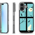 thumbnail image 1 of For iPhone 17 Shockproof Protective Phone Case, by OneToughShield - Moon/Cat, 1 of 5