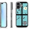 thumbnail image 1 of For iPhone 17 Shockproof Protective Phone Case, by OneToughShield - Moon Owl, 1 of 5