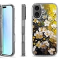 thumbnail image 1 of For iPhone 17 Shockproof Protective Phone Case, by OneToughShield - Plum Flower, 1 of 5