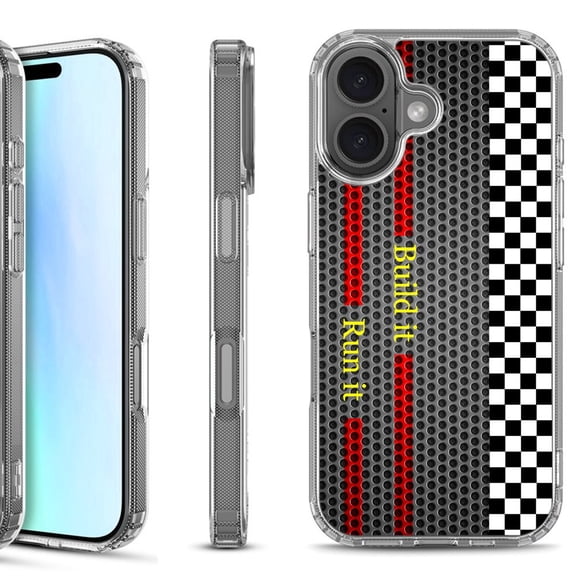 For iPhone 17 Shockproof Protective Phone Case, by OneToughShield - Racing
