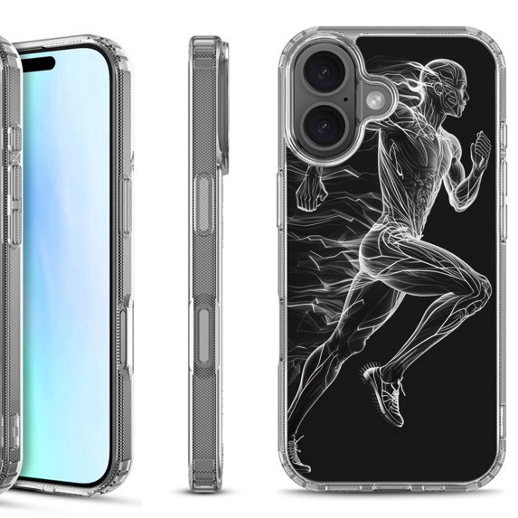 For iPhone 17 Shockproof Protective Phone Case, by OneToughShield - Runner