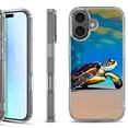 thumbnail image 1 of For iPhone 17 Shockproof Protective Phone Case, by OneToughShield - Sea Turtle Beach, 1 of 5