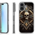 thumbnail image 1 of For iPhone 17 Shockproof Protective Phone Case, by OneToughShield - Skull Art, 1 of 5