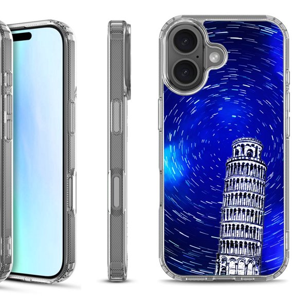 For iPhone 17 Shockproof Protective Phone Case, by OneToughShield - Tower of Pisa
