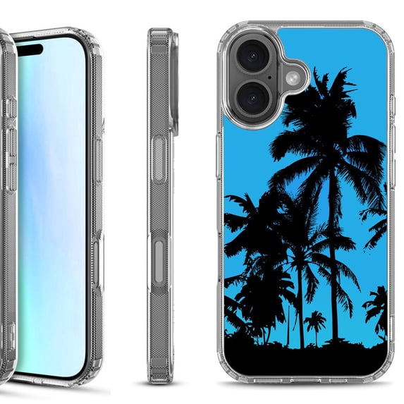 For iPhone 17 Shockproof Protective Phone Case, by OneToughShield - Tropical Summer
