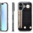 thumbnail image 1 of For iPhone 17 Shockproof Protective Phone Case, by OneToughShield - Vintage Radio, 1 of 5