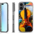 thumbnail image 1 of For iPhone 17 Shockproof Protective Phone Case, by OneToughShield - Violin, 1 of 5