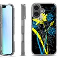 thumbnail image 1 of For iPhone 17 Shockproof Protective Phone Case, by OneToughShield - Wild Flowers, 1 of 5