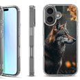 thumbnail image 1 of For iPhone 17 Shockproof Protective Phone Case, by OneToughShield - Wolf Autumn, 1 of 5