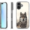 thumbnail image 1 of For iPhone 17 Shockproof Protective Phone Case, by OneToughShield - Wolf Snow, 1 of 5