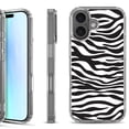 thumbnail image 1 of For iPhone 17 Shockproof Protective Phone Case, by OneToughShield - Zebra B/W, 1 of 5