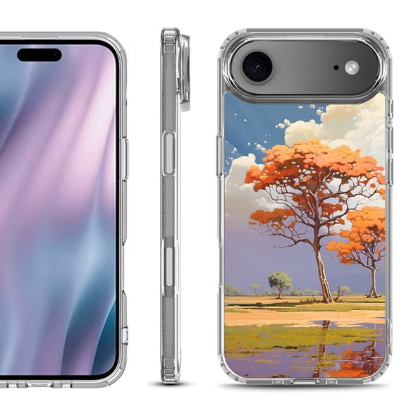 Shockproof Protective Phone Case for iPhone Air, by OneToughShield - Autumn Tree