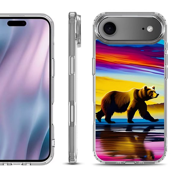 Shockproof Protective Phone Case for iPhone Air, by OneToughShield - Bear