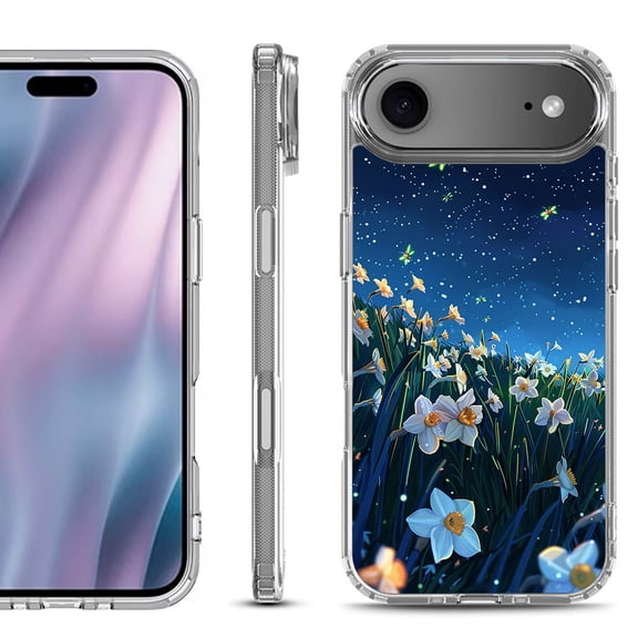 Shockproof Protective Phone Case for iPhone Air, by OneToughShield - Daffodils Night