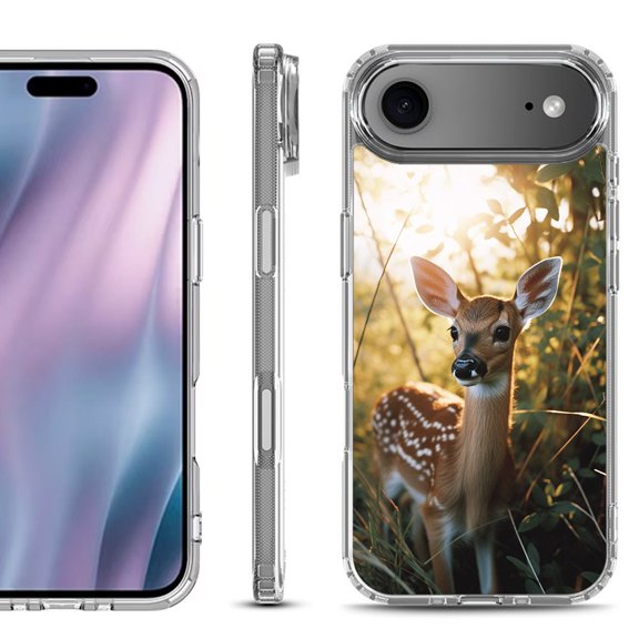 Shockproof Protective Phone Case for iPhone Air, by OneToughShield - Fawn Deer