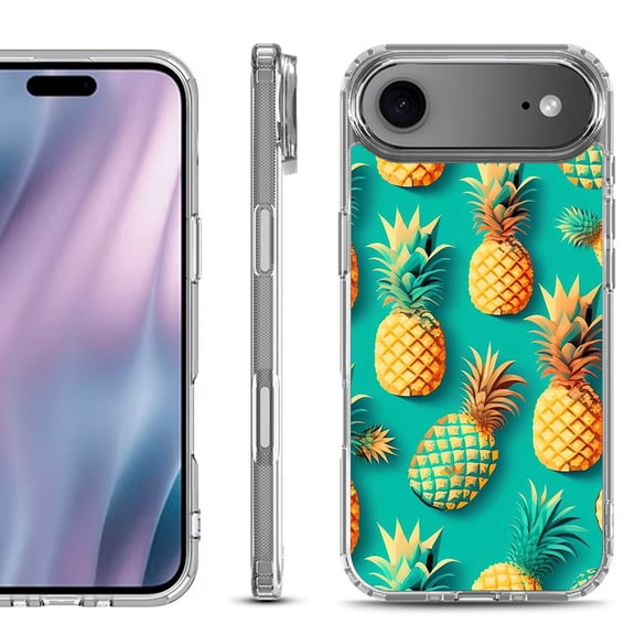 Shockproof Protective Phone Case for iPhone Air, by OneToughShield - Pineapple