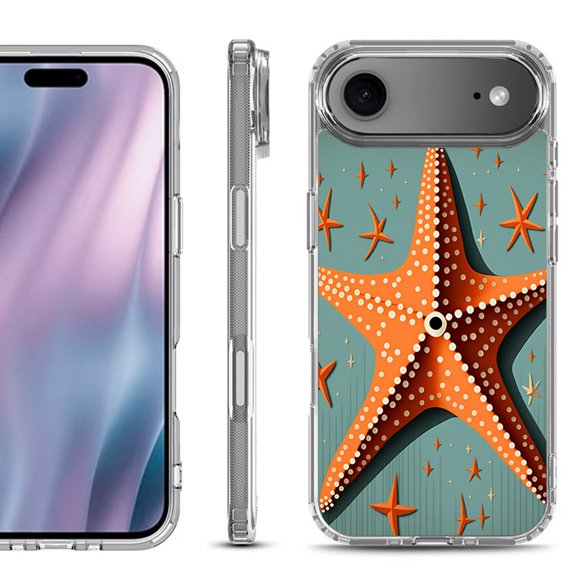 Shockproof Protective Phone Case for iPhone Air, by OneToughShield - Sea Star