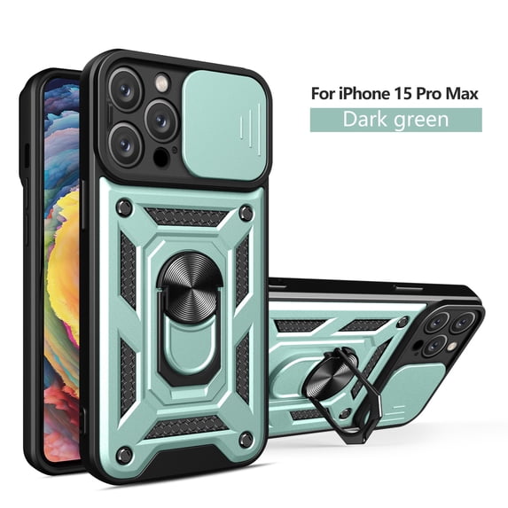 Shockproof Protective Phone case for iPhone 15 Pro Max 15Plus 14 Pro Max 14Plus 13 Pro Max 12ProMax 11 Xs Max XR 7 8 Plus SE Camera Protection with Ring Car Mount