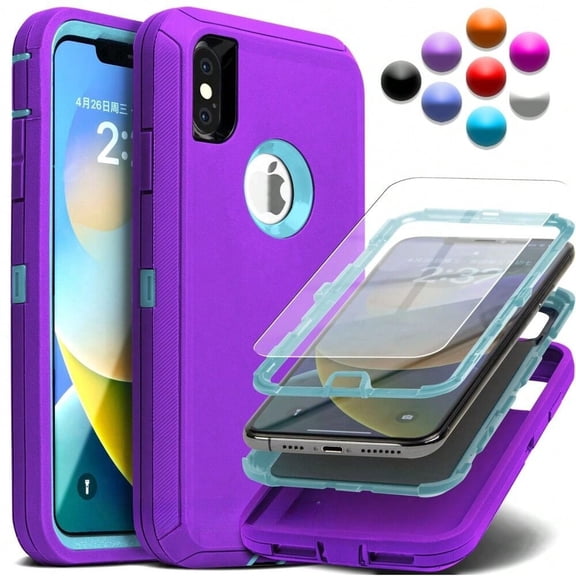 Shockproof Protective Rugged Hard Cover Case For Apple IPhone X XR XS Max 10