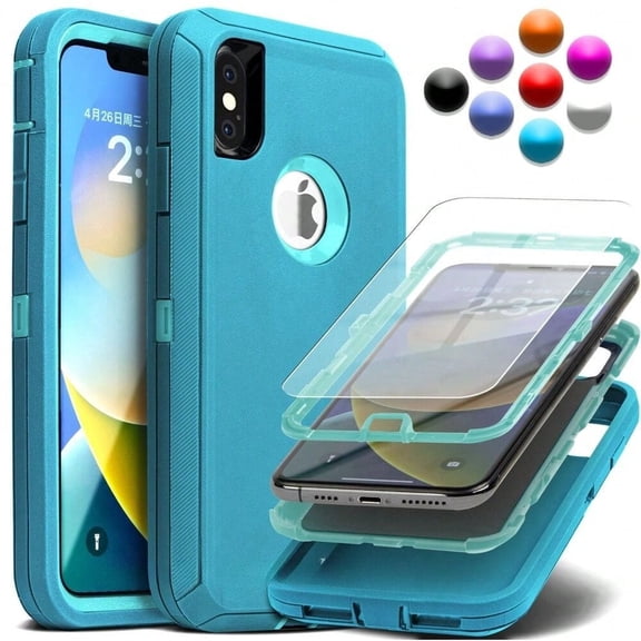 Shockproof Protective Rugged Hard Cover Case For Apple IPhone X XR XS Max 10