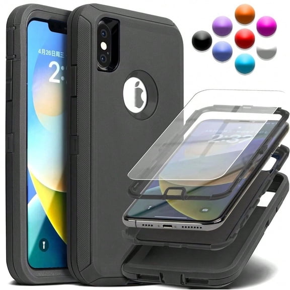 Shockproof Protective Rugged Hard Cover Case For Apple IPhone X XR XS Max 10