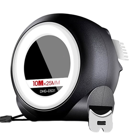 Shockproof Retractable Steel Tape Rule With Fixed Position Locking Systems Ergonomic Grip Strong Scale For Job