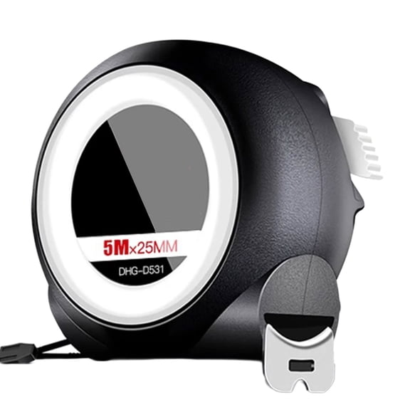 Shockproof Retractable Steel Tape Rule With Fixed Position Locking Systems Ergonomic Grip Strong Scale For Job