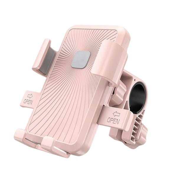 Shockproof Scooter Bicycles Phone Holder Support Handlebar Mount None Obstructive Camera Design for 4.7-7.2 Inch Phones