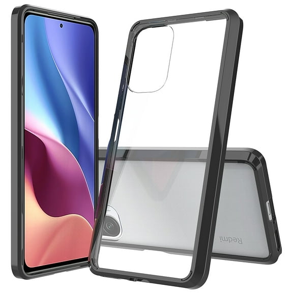 Shockproof Scratchproof TPU + Acrylic Protective Case For Xiaomi Redmi K40 / Poco F3(Transparent)