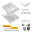 thumbnail image 1 of Shockproof Shell Replacement Impact Resistant Case Shell Gaming Accessories Retro Console Clear Box Housing, 1 of 8