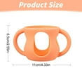 thumbnail image 1 of Shockproof Silicone Baby Glass Bottle Sleeve, Non-Slip Easy Grip Heat Insulating Bottle Protective Holder, 1 of 6