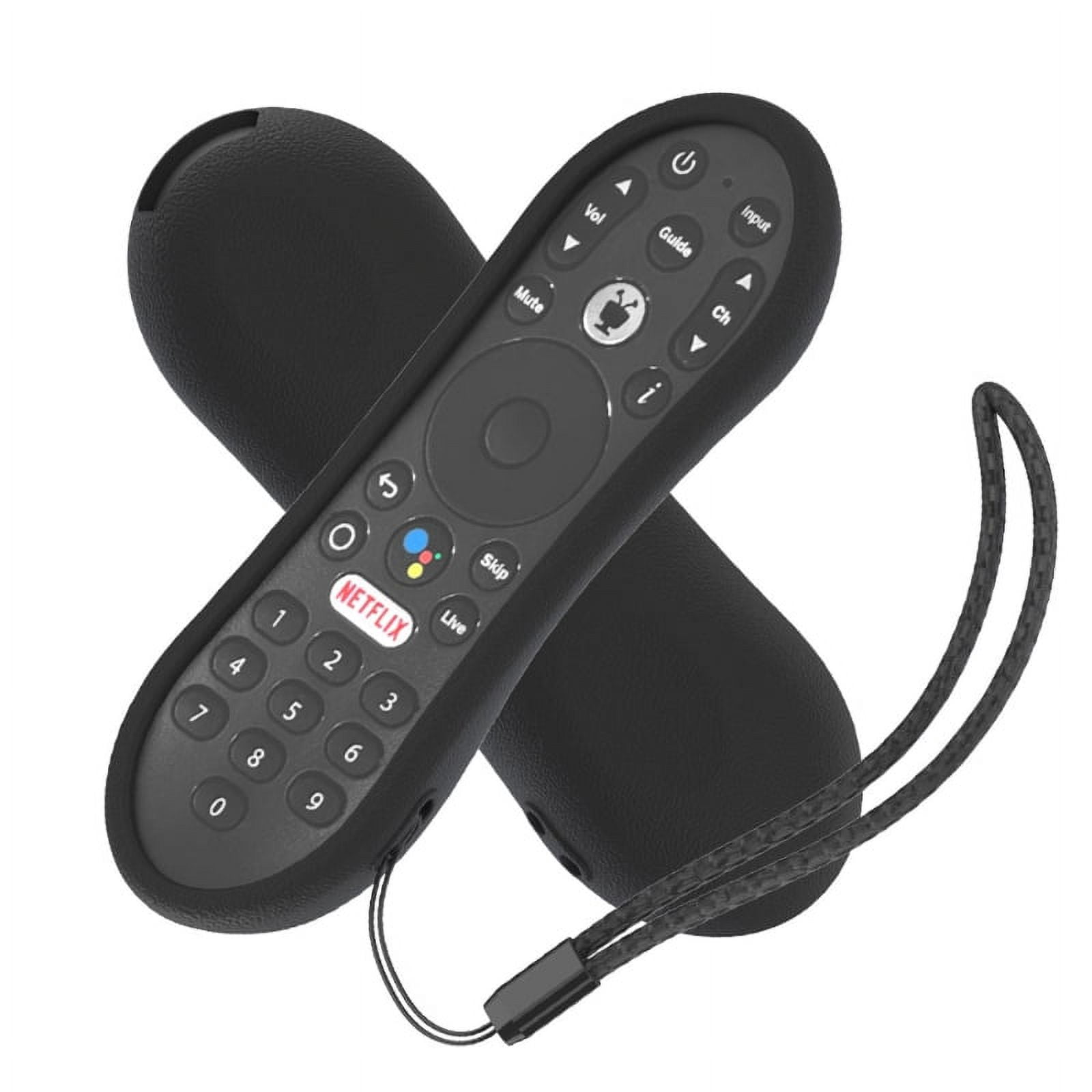Google Tv Streamer Silicone Remote Cover For 4K 2024 - Black Protective ...