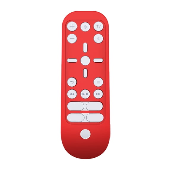 Shockproof Silicone Protective Case for PS5 Remote Controller, Anti-Slip Grip Full Body Protection Cover Skin Shell-Red