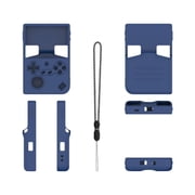 Shockproof Soft Silicone Protective Case for ANBERNIC RG40XXV Game Console - Lightweight Durable Shell Cover Accessories-Blue