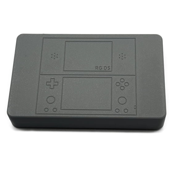 Shockproof Storage Case for Anbernic RG DS Handheld Game Console - Magnetic Lid 3D Printed Hard Case with Flocked Screen Protection Pad