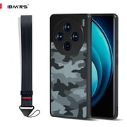 Shockproof Translucent Phone Case (Camo Black), IBMRS For vivo x100 pro Case
